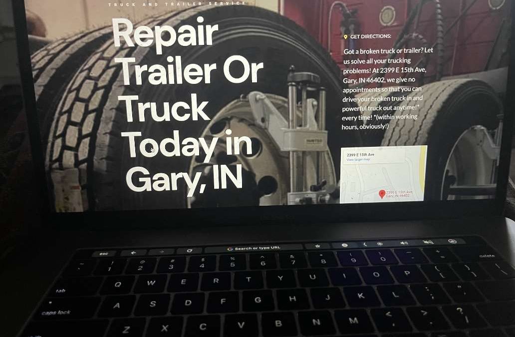 How do I design the Site of Truck Repair Services?