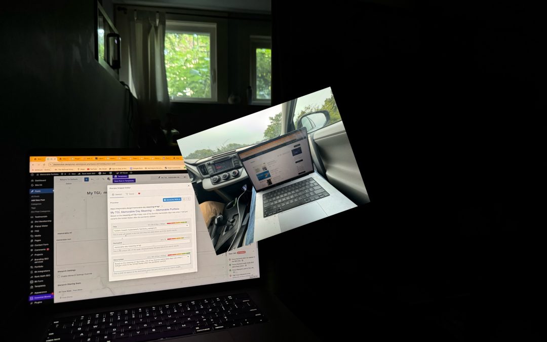 My TGI,  memorable day meaning: