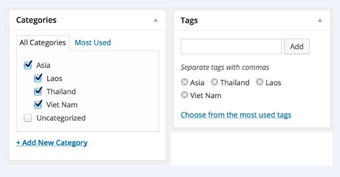 What Are Categories and Tags in WordPress?