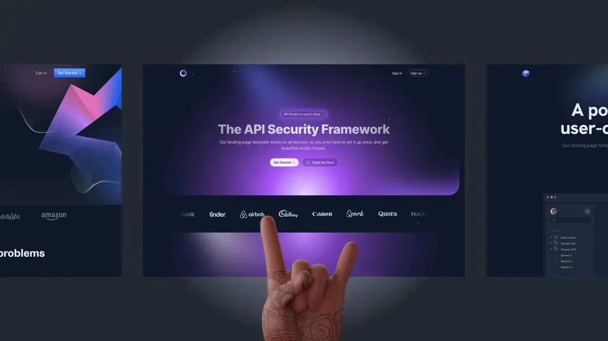 SaaS landing page design SaaS landing page design