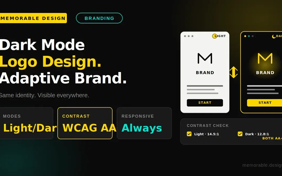 Designing for Dark Mode: When Your Logo Breaks (And the Adaptive Logo Fix)