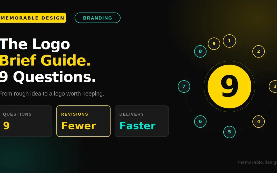 How to Brief a Logo Designer: The 9-Question Form That Gets You a Logo You’ll Actually Use
