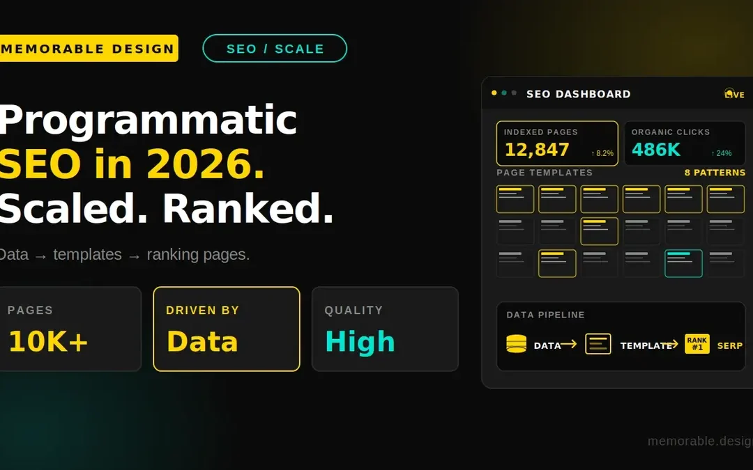 Programmatic SEO Without Looking Spammy: 4 Patterns Google Still Rewards