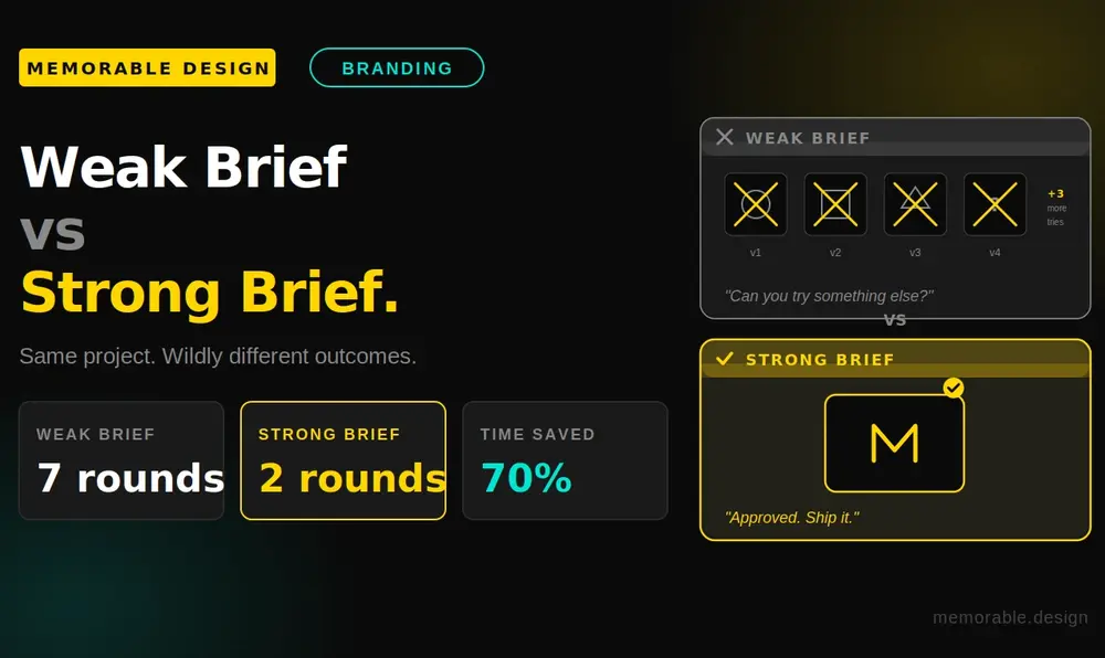 Why a Strong Brief Saves Your Sanity and Your Budget