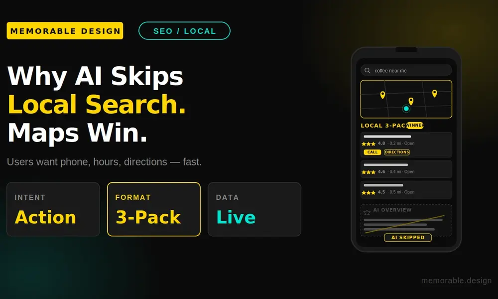 1. The Real Reason AI Stays Away from the Local Pack