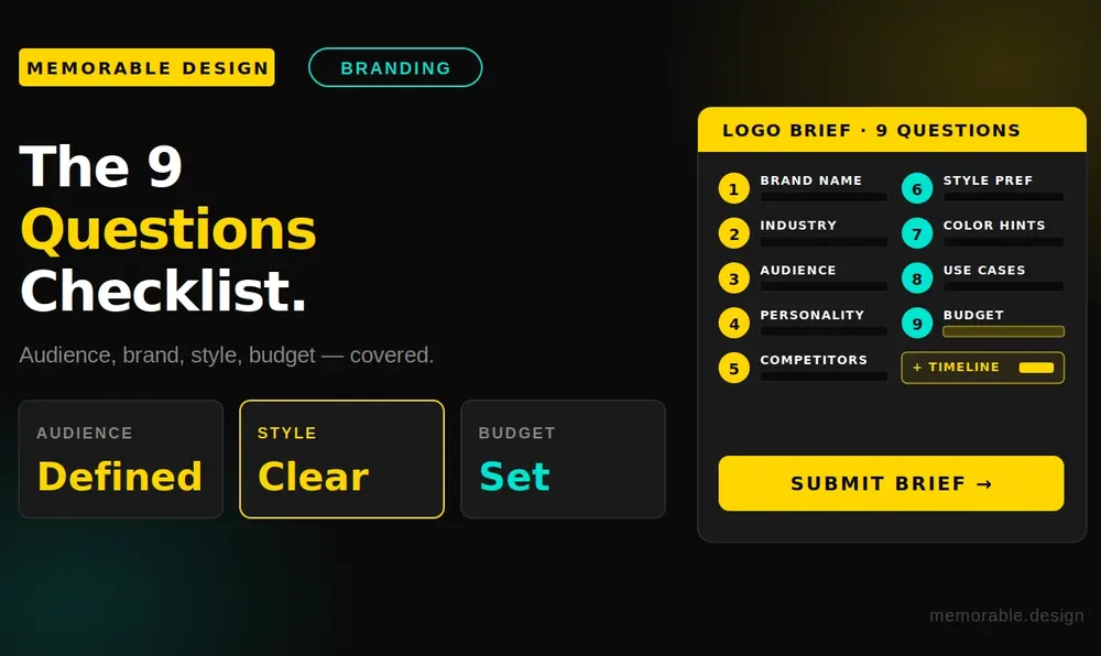 The 9-Question Logo Design Questionnaire