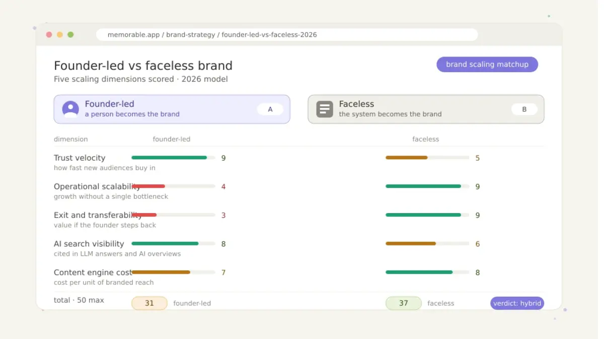 founder led brand vs faceless brand founder led brand vs faceless brand