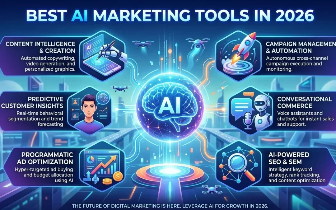 10 Best AI Marketing Tools for 2026 (Real Costs + Rules)