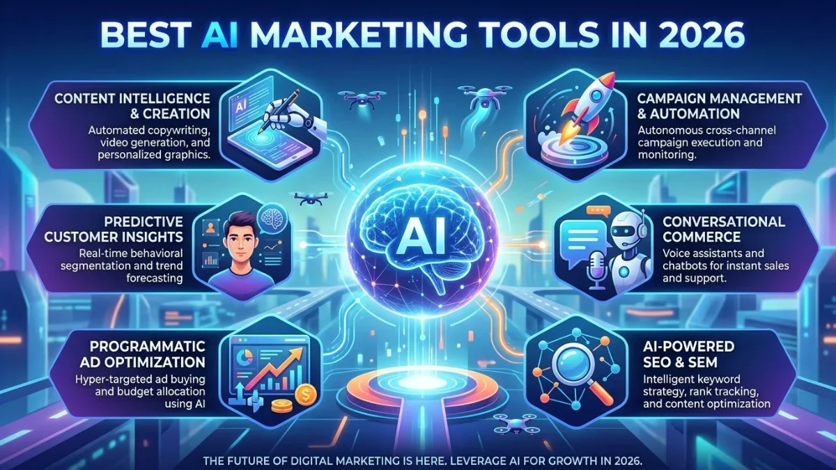 10 Best AI Marketing Tools for 2026 (Real Costs + Rules)