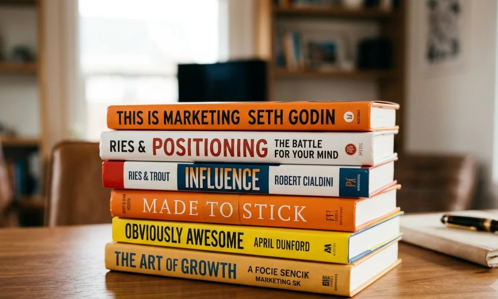 Best Marketing Books for Strategy, Branding, and Psychology