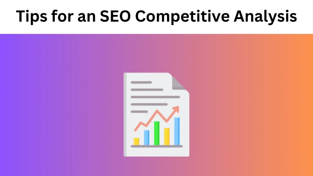 seo competitor analysis template