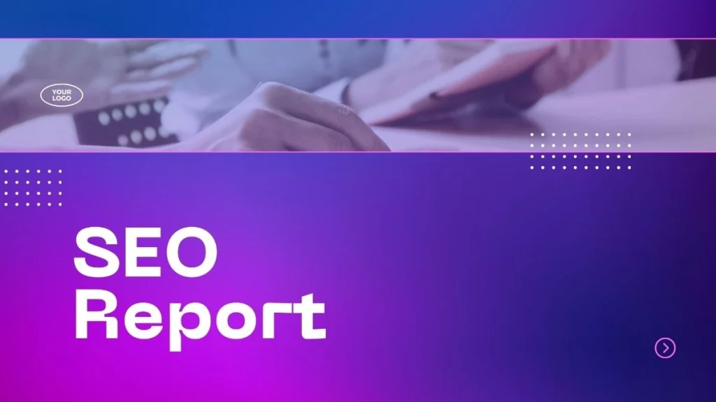 seo reporting template